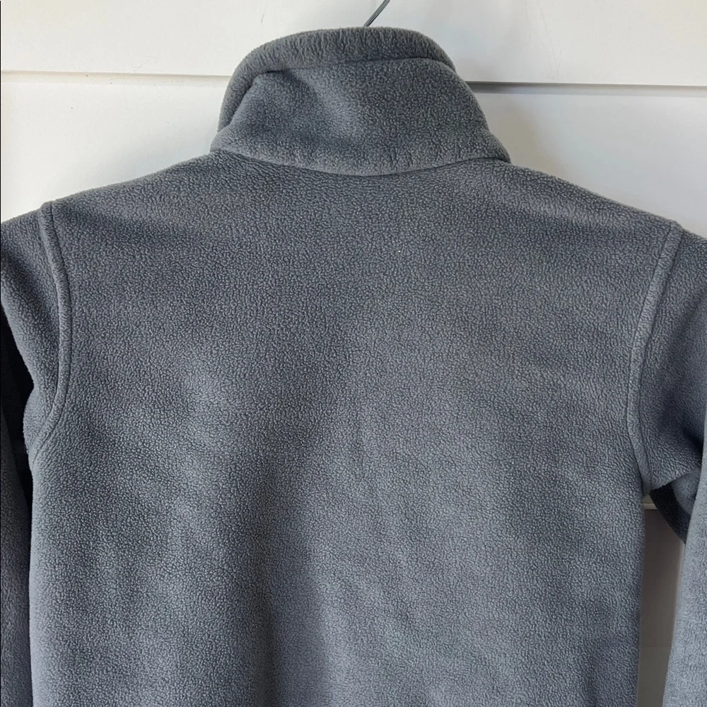Columbia Gray Full-Zip Fleece Jacket Youth Small
